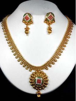 polki-necklace-set-2700PN4058